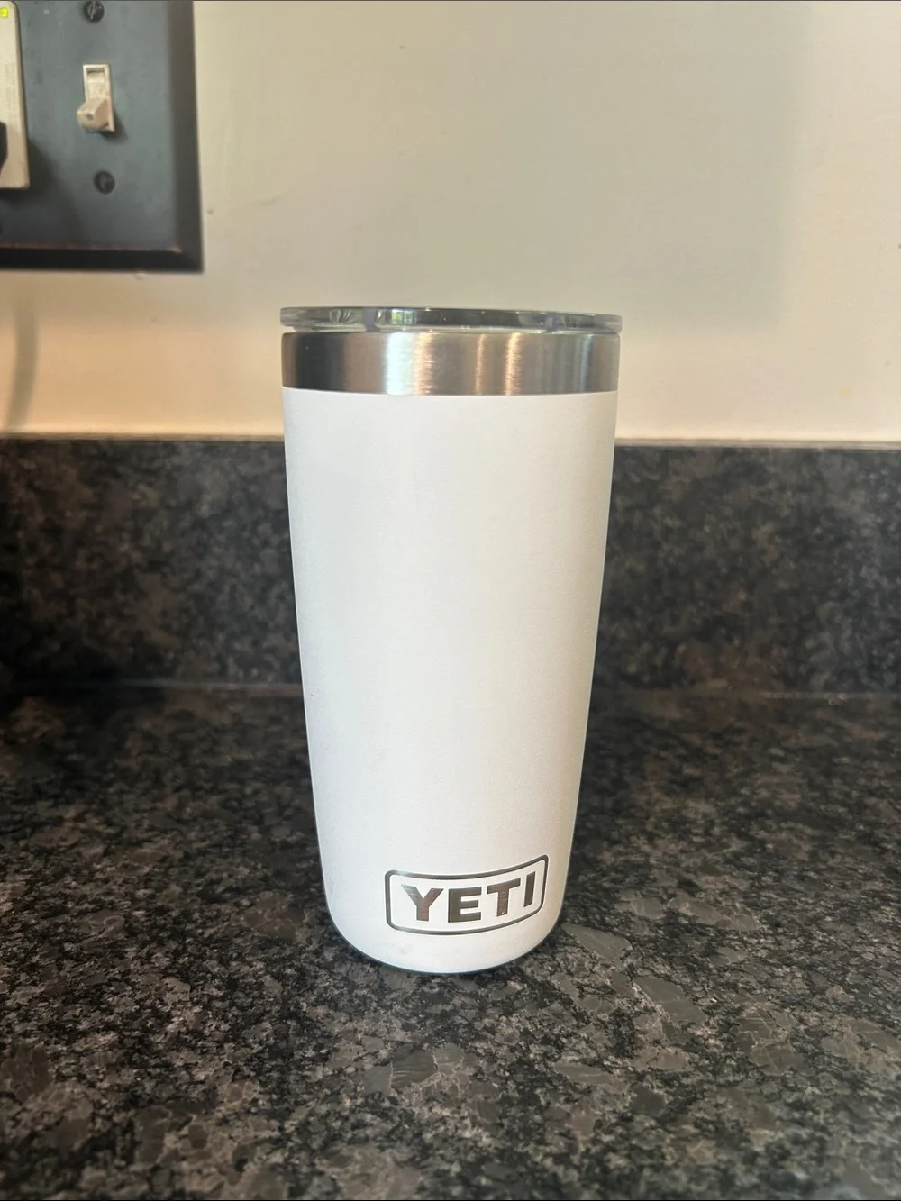 Yeti White Tumbler 10oz  Stainless Steel Mini Tumbler